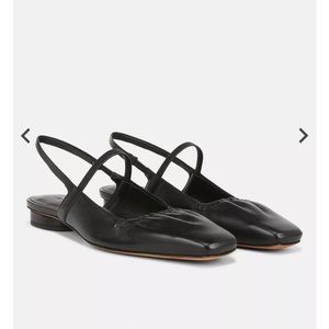 NEW Venice Leather Slingback Flat